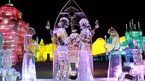 Private Tour to Guyaju Cave Dwellings and Longqing Gorge Ice Lanterns Festival