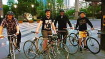 NIGHT TOUR on a Bamboo Bicycle - plus Taste Local Snacks at Food Alley