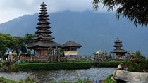 Ulun Danu Bratan Temple with Tanah Lot Sunset 