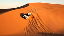 Abu Dhabi Desert Safari 4x4 Dune Bashing & Camel Riding & Sand Boarding with BBQ