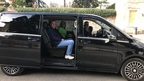 Fiumicino Airport private transfers with luxury Mercedes van