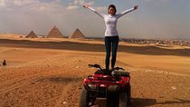 Pyramids Of Giza Adventure Tours on ATV Quad bike ride in desert