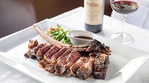 Florentine Steak with Wines in San Gimignano Winery from Florence