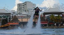 Jet Pack flight experience in Cancun. Challenge yourself to do it now. 
