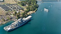 Battleships of WWII at Pearl Harbor from Maui