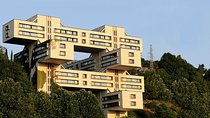 Crazy soviet tour with concrete buildings and mosaics in Georgia