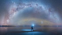 Private: Sunset and starlight tour in Uyuni salt flats.