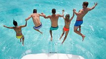 8-Hour Private 50' Azimut 2-Stop Tour to Cozumel Beach w/Food, Drinks & Snorkel