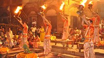 Varanasi Day Trip with Chaukhandi Stupa, Dhamek Stupa and Ganga Aarti Ceremony