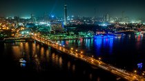 Cairo by Night Tour to EL Azhar Park- Nile Felluca -Khan el Khalili with Dinner