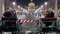 Rome Ancient tour by Night in Mini Vintage Cabriolet with drink