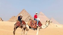 Camel Ride in Giza Pyramids at the sunset 