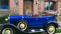 Antigua in a classic car