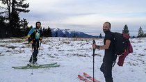 Ski-touring at night in Poiana Brasov