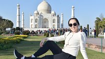Taj Mahal Sunrise & Sunset Overnight Private Tour from Delhi