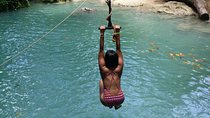 The Blue Hole and Martha Brae River Private Tour from Falmouth