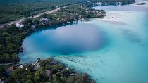 Magical BACALAR TOUR with Pontoon Boat ride. (Transportation + Breakfast + Food)