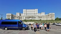 Bucharest city tour: Hop-on hop-off sightseeing minibus