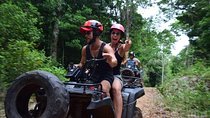 Amazing Experience ATV (shared), Zipline and Cenote + Round Transportation