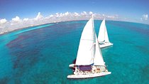Catamaran tour to Isla Mujeres with snorkeling, open bar 