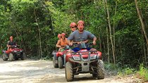 Atv single, Zipline circuit and Cenote swiming experience from Cancun, 