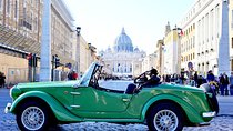 Rome Panoramic Tour by Vintage Classic Cabriolet Car or Vintage Minibus