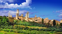 Volterra and San Gimignano with Bocelli's Theatre Private Tour from Lucca