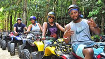 Extraordinary Adventure ATV (single) Cenote and Ziplines from Cancún 