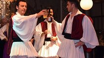 Athens by night. Small walking and musical show.