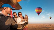 Dubai Desert By Hot Air Balloon With Falcon Show and Camel