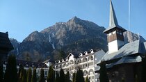 Peles Castle and optional Cantacuzino Castle from Brasov