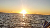 Sunset by boat in Marbella