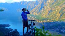 Mountain Biking on Vrmac peninsula - Panoramic view on Kotor bay 