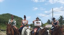 Horseback Riding and Blue Hole Secret Falls Private Tour