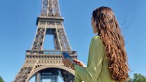 The Eiffel Tower district, audio-guided walking tour on smartphone