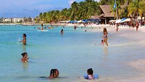 Isla Mujeres Catamaran Tour with Snorkeling at MUSA, Buffet Lunch & Open Bar