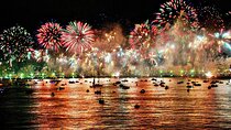 New Year's Eve on a Sailboat with Fireworks display in Lisbon