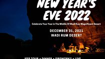 Wadi Rum New Year Eve Party (Jeep Tour + Dinner + Music + Fireworks + Overnight)