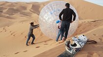 Sanding Ball in Merzouga: Experience the sand dunes on a zorbing activity