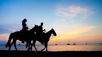 Beach Horse Riding At Sunset In Phuket