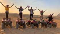 Desert Safari by Quad Bike Around Pyramids enjoying Sunset or Sunrise
