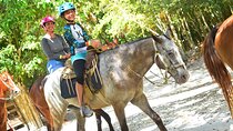 Horseback riding and ATV in the jungle. Zip line & cenote in Quintana Roo.