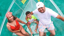 Excursion to Reefs in a transparent boat from Cancun