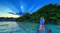 Seven Colours Bacalar Lagoon with Pontoon Ride only from Tulum