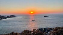 Small group hiking from Pefkos to Navarone Bay at sunrise