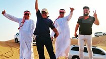 Morning Desert Safari with Sandboarding Camel Ride and Quad Bike