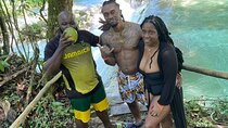 Dunn's River falls And Blue Hole waterfalls 