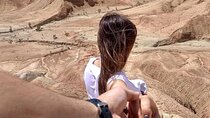 Space view of Aktau Mountains. Private Tour.