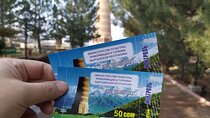 Day trip to Burana Tower plus hiking to waterfall and hot springs of Issyk-Ata