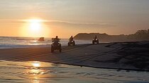 Bali ATV Ride Tour In the beach black sand atv tour 